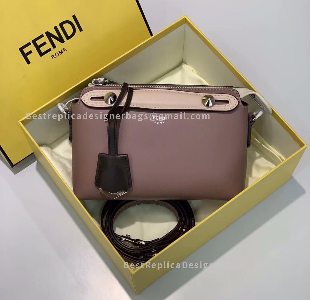Fendi By The Way Mini Pink Leather Small Boston Bag 149